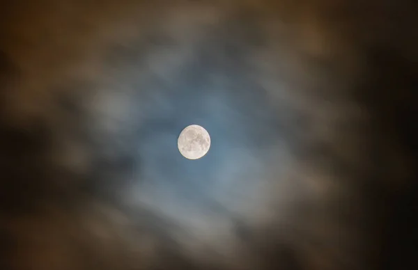 Luna Priveliște Minunată Asupra Planetei Pământ — Fotografie, imagine de stoc