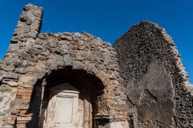 Isernia, Molise, S. Spirito Göksel Manastırı 'nın kalıntıları. Görünüm.