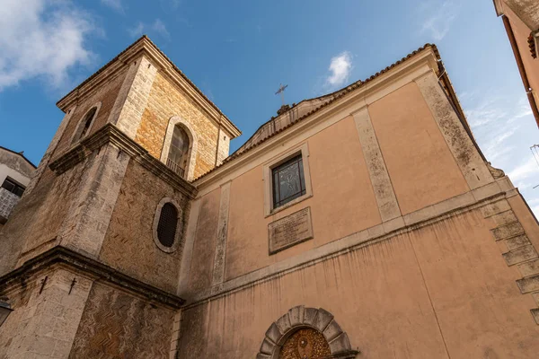 Isernia Molise Iglesia Santa Chiara Vista Fachada Principal — Foto de Stock