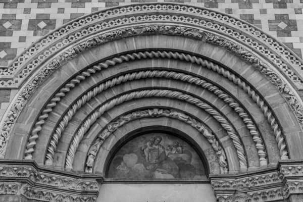 Aquila Абруццо Базилика Санта Мария Коллемаджо Религиозный Символ Города Начиная — стоковое фото