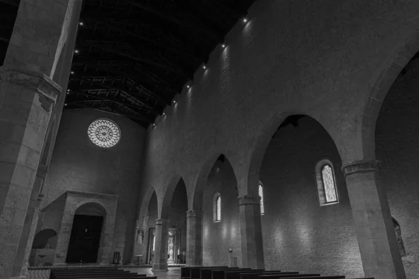 Laquila Abruzzo Santa Maria Collemaggio 바실리카 1288 년까지 거슬러 올라가다 — 스톡 사진