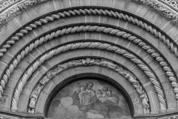 Aquila Abruzzo Bazilika Santa Maria Collemaggio Náboženský Symbol Města Pocházející — Stock fotografie