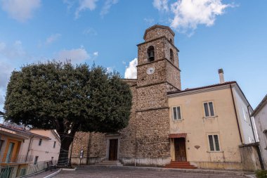 Scapoli, Isernia, Molise. San Giorgio Martire Kilisesi. Görünüm.