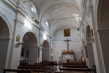 Scapoli, Isernia, Molise. San Giorgio Martire Kilisesi. Görünüm.