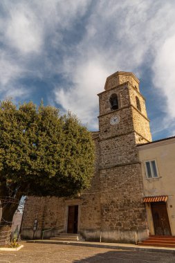Scapoli, Isernia, Molise. San Giorgio Martire Kilisesi. Görünüm.
