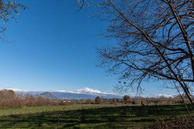 Campania Felix, İtalya. Güney İtalya 'nın en güzel yerlerinden birinin muhteşem manzarası. Adı da antik Romalılar olan Campania Felix..