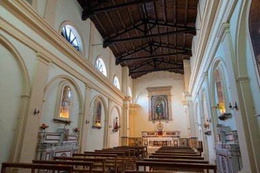 Isernia, Molise, İtalya. Kusursuz Gebelik Kilisesi. İç görünüm