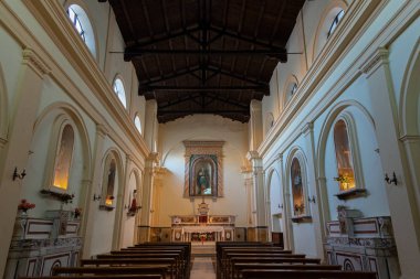 Isernia, Molise, İtalya. Kusursuz Gebelik Kilisesi. İç görünüm