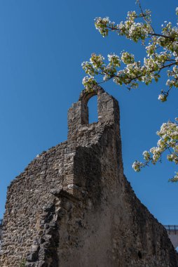 Isernia, Molise, S. Spirito Göksel Manastırı 'nın kalıntıları. Görünüm.