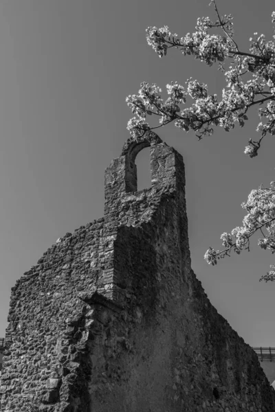 Isernia Molise Ruinas Del Convento Celestial Spirito Vista Panorámica — Foto de Stock