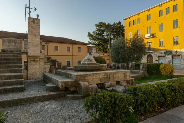 Isernia Molise Piazza Della Repubblica Vista Panorámica —  Fotos de Stock