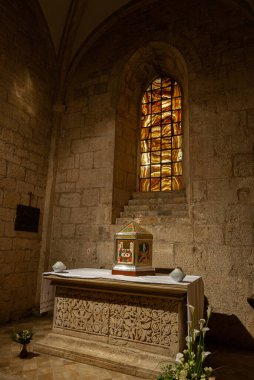 Veroli, Frosinone, Lazio. Casamari Manastırı. Cistercian Gothic mimarisinin en önemli İtalyan manastırlarından biridir. 1203 'te inşa edildi ve 1217' de kutsandı..