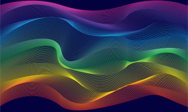 Soyut doğrusal renkli arka plan