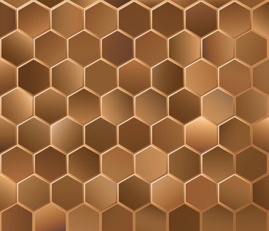 Altıgen renkli fayanslara sahip soyut arkaplan