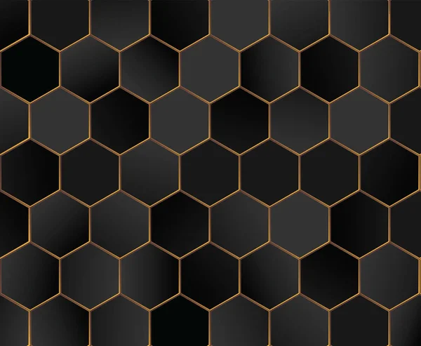 Abstract achtergrond met zeshoekige tegels — Stockvector