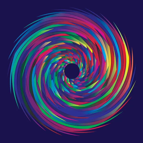 Abstrait fond de peinture iquide en spirale — Image vectorielle