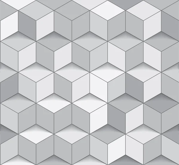 Abstract seamless cubes background — 스톡 벡터