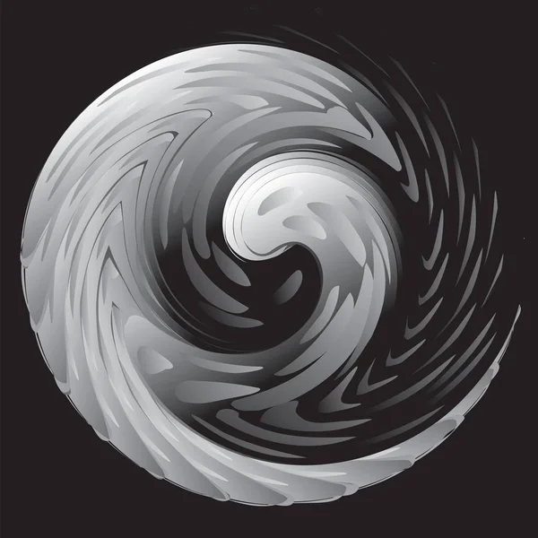 Abstrait liquide spirale peinture fond — Image vectorielle