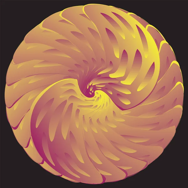Абстрактний рідкий спіральний фон фарби — стоковий вектор