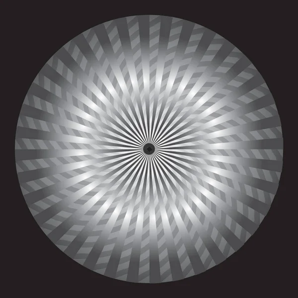 Abstrakte lineare graue Spirale Hintergrund — Stockvektor