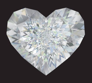 Beyaz ve siyah arka planda parlak elmas oyunu