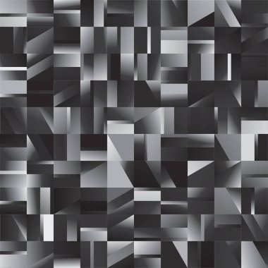 Abstract background with black tiles