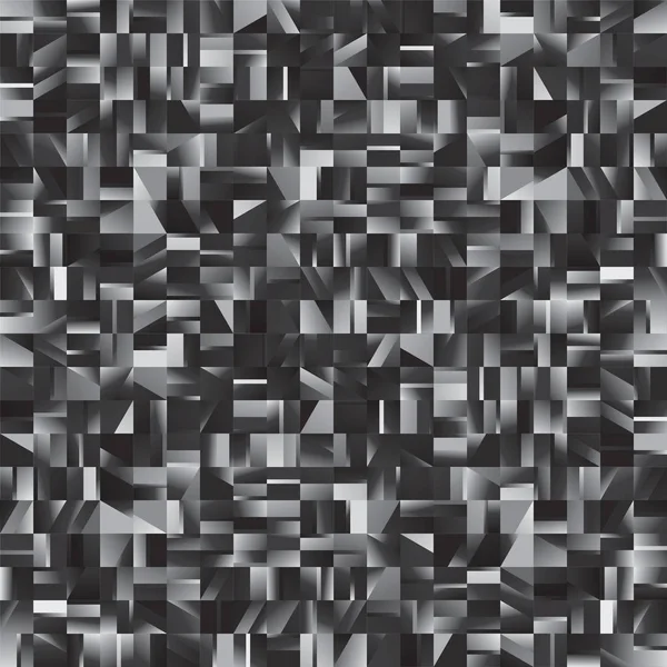 Latar belakang abstrak dengan ubin hitam dan putih - Stok Vektor