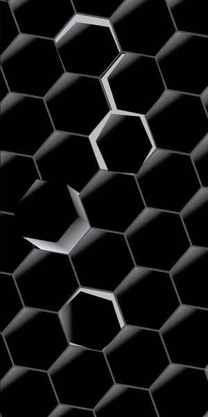 Fondo Abstracto Estructura Ruido Con Hexágonos Diseño Moderno Vectores Pantalla — Vector de stock