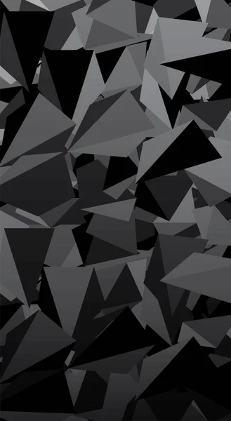 Triângulos Abstratos Escuros Pintar Fundo Design Vetor Tela Moderno Para —  Vetores de Stock