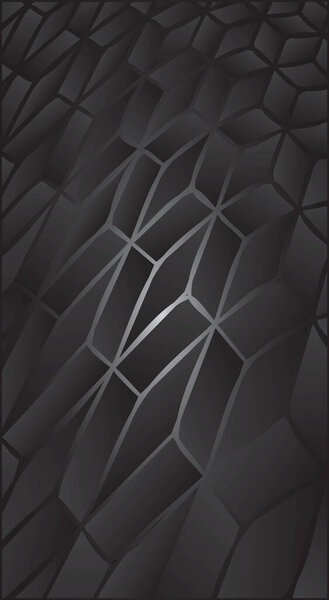 Dark abstract cubes paint background. Modern screen vector design for mobile app
