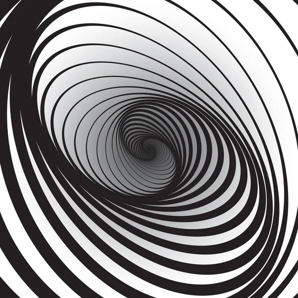 Padrão Espiral Listrado Vetorial Meio Tom Textura Ilustração Abstrata Imagem —  Vetores de Stock