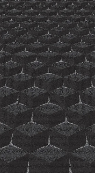 Dunkelgrauer Grauer Abstrakter Hintergrund Geräuschstruktur Mit Würfeln Vektorbild — Stockvektor
