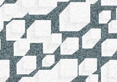 Soyut arkaplan. Duvara resim çiziyorum. Grunge arkaplanındaki gri dikdörtgenler