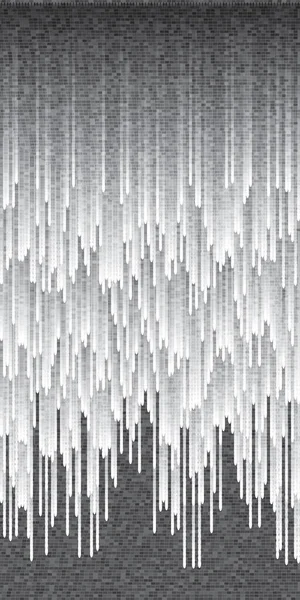 Abstrakter Flüssiger Grunge Hintergrund Horizontale Nahtlose Graue Kulisse Vektorillustration — Stockvektor