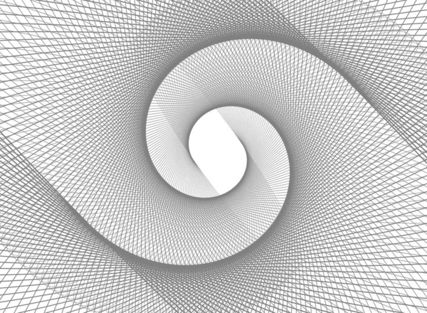 Abstrakte Linien Spiralförmig Malen Hintergrund Vektorillustration — Stockvektor
