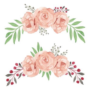 suluboya gül çiçek düzenleme seti