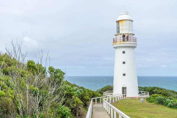 Cape Otway Lighthouse es el antiguo faro en Cape Otway en — Foto de Stock