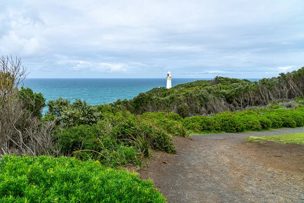 Cape Otway Lighthouse es el antiguo faro en Cape Otway en — Foto de Stock