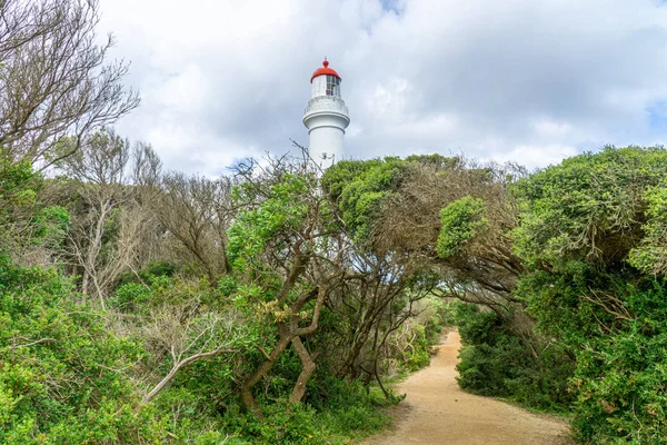 Split Point Lighthouse is a lighthouse close to Aireys Inlet — Stock Photo, Image