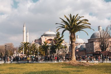 İstanbul 'daki cami ve şehir manzarası