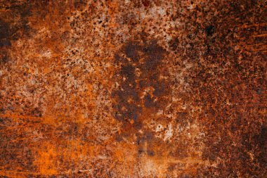 Grunge paslanmış metal doku, pas ve oksitlenmiş metal arka plan. Eski metal panel