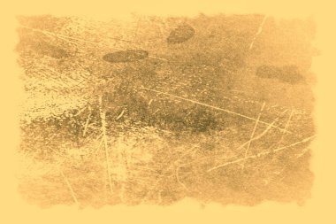 Lekeler ve çizikler ile eski fotoğraf dokusu. Vintage ve antika sanat konsepti. Beyaz bir arka plan üzerinde izole lekeler ilerlikli boş yaşlı eski kirli çerçevenin ön görünümü. Ayrıntılı closeup stüdyo çekimi