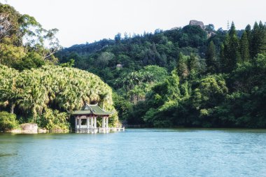 Xiamen botanik bahçeleri Wanshi Pavyonu