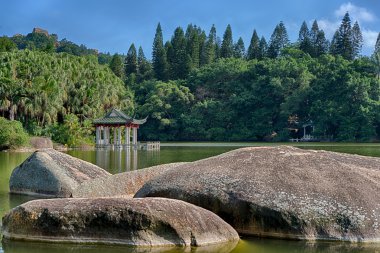 Çin stili köşk Gölü