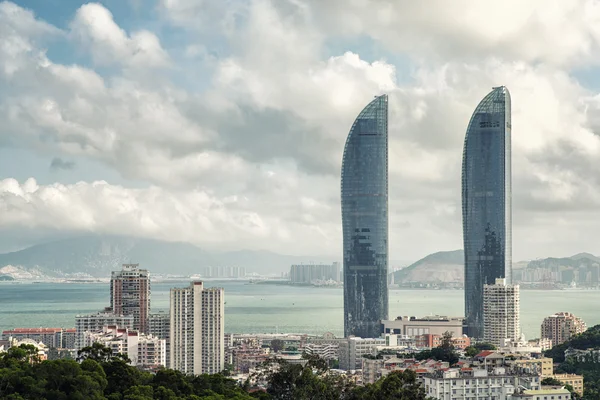 Xiamen shimao strait buildings — Stock Photo, Image