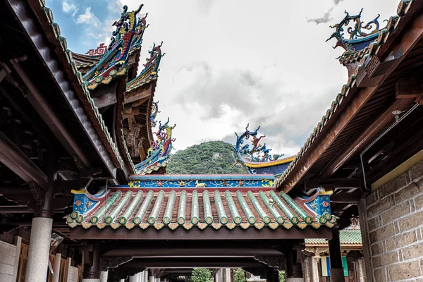 Budist Tapınağı Kiremit Saçak Nanputuo Tapınağı Xiamen Çin — Stok fotoğraf