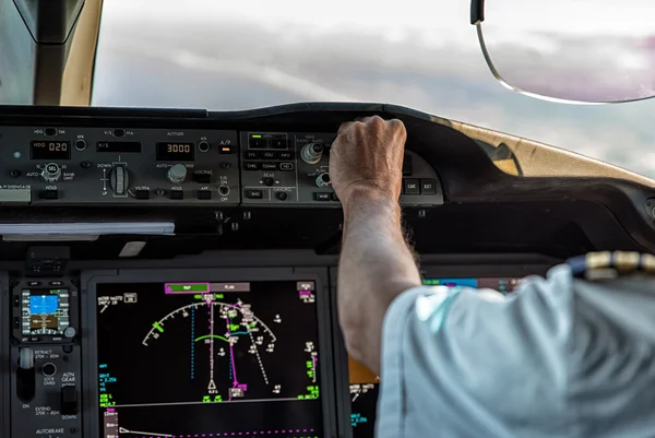 Operación de una aeronave comercial —  Fotos de Stock