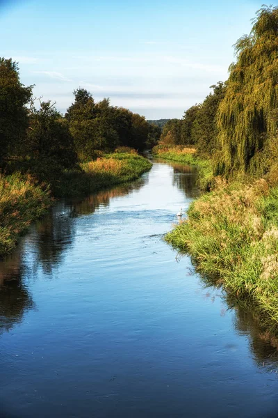 Vejle (Vejle river) in Denmark — 图库照片