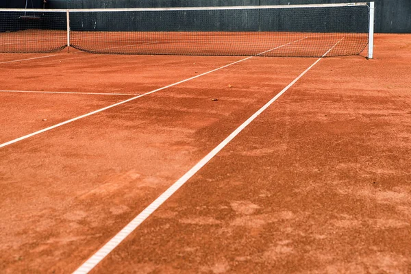 Dettaglio campo da tennis — Foto Stock