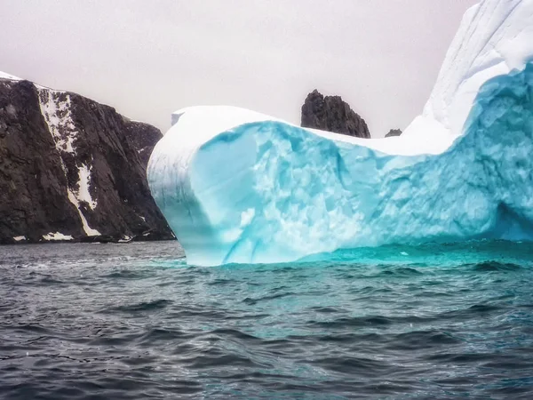 Részlet Antarktiszi Jéghegy Antarktisz — Stock Fotó